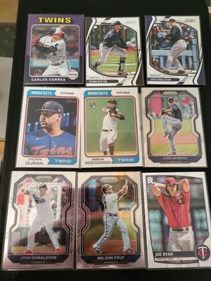 Lot of 53 Minnesota Twins Sports Trading Cards  Rookie, Inserts, Base Set - Image 1 of 4