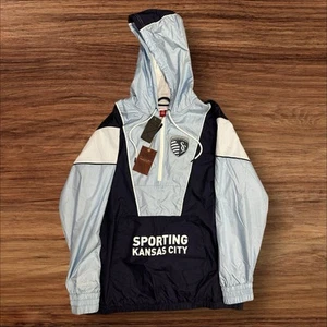 NWT Mitchell & Ness MLS Sporting Kansas City Windbreaker - Size XL (MSRP $125) - Picture 1 of 9