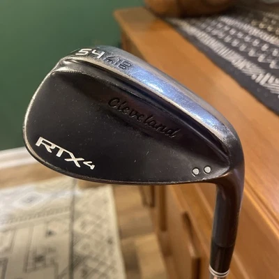 Cleveland RTX 4 Black Satin Sand Wedge SW 54* 10 DG S400 Tour Issue Stiff RH - Image 1 of 4