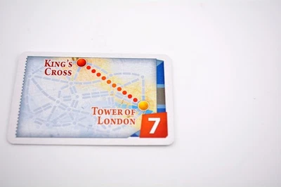 Ticket to Ride London game replacement part pieces - Destination Ticket Cards 7 - Image 1 of 2