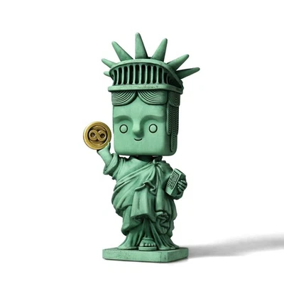 Soulhappy Studio Goddess of Wealth Freedom Green Resin Model Figure H12CM(4.7in) - Image 1 of 4