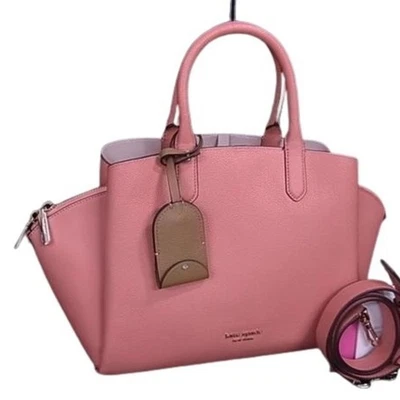 Kate Spade Avenue Medium Satchel Handbag K6534 Pink Leather Women's - Image 1 of 4