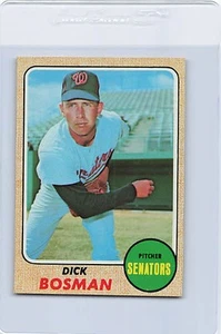 1968 Topps #442 Dick Bosman Senators NM/MT *10442 - Picture 1 of 2