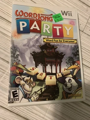 WordJong Party Nintendo Wii Video Game Complete Spelling Puzzle Family Fun ESRB - Image 1 of 4