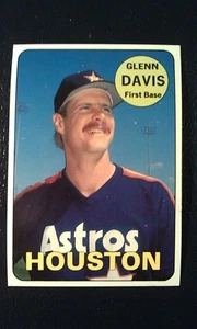 Glen Davis Houston Astros #BC10 1990 Baseball Cards Magazine Oddball - Picture 1 of 1
