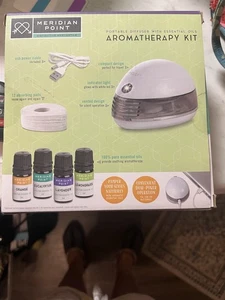 BNMeridian Point - Aromatherapie Kit USB tragbarer Öl Diffusor +!4 ätherische Öle - Bild 1 von 3