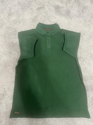 Liverpool FC Waffle Polo Shirt – Green – Size XL – Official LFC Merchandise