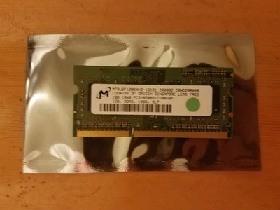Micron MT8JSF12864HZ-1G1D1 200832 1GB DDR3 SODIMM PC3-8500S Laptop Memory RAM - Image 1 of 4