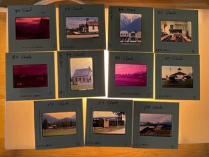 (11) Vintage 1974 Photo Film Slides Ft Steele Heritage Park British Columbia - Picture 1 of 1