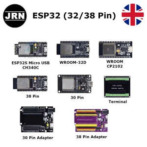 ESP32 Development Board Dual Core WiFi Bluetooth Micro Type-C USB (30/38 Pin) UK - Picture 1 of 10