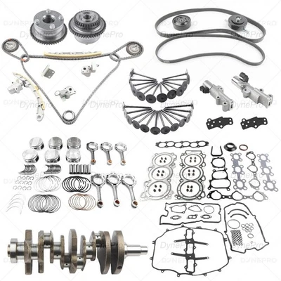 3.5L Complete Engine Rebuild Kit Crankshaft V-BELT kit For Infiniti FX35 Nissan - Image 1 of 4