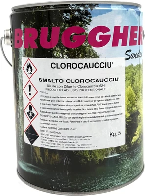 VERNICE SMALTO IMPERMEABILIZZANTE per PISCINE AL CLOROCAUCCIU AZZURRO CLASSICO 5 - Immagine 1 di 4