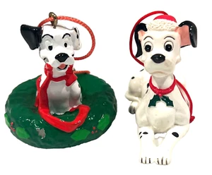 101 Dálmatas con Corona y Usando Sombrero de Santa Adorno de Navidad *LEER* - Imagen 1 de 12