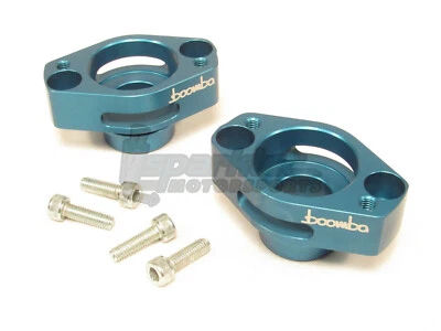 Adaptador de válvula de soplado Boomba Turbo BOV azul anodizado 10-19 Ford Taurus SHO 3,5 L Foto 1 de 4