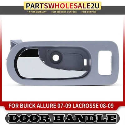 Manija de puerta interior cromada + gris para Buick LaCrosse 08-09 Allure Foto 1 de 4