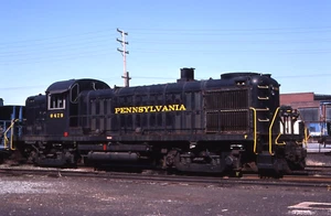 Diapositiva original: PRR Pennsylvania Railroad ALCO RS-3 8479 - Restaurada - Imagen 1 de 1