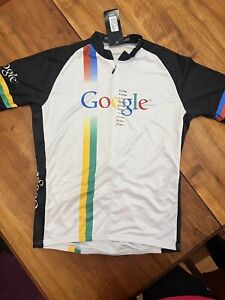 Google Cycling Team Club Louis Garneau Bike Jersey Big 3/4 Zip Size XL NWT
