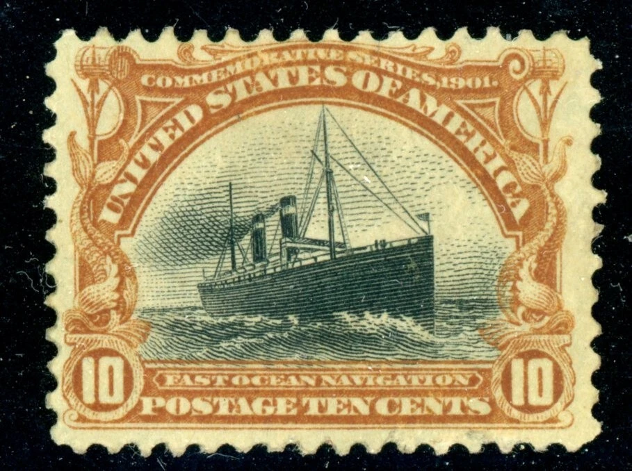 USA 299 10c Pan American Series. Mint LH Fresh & Bright Cat $115 - Image 1 of 1