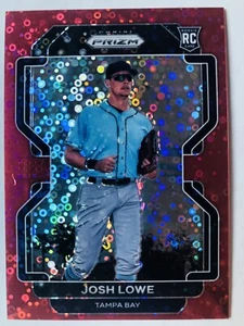 JOSH LOWE 2022 Panini Prizm Tier II #215 RED DONUT CIRCLES SP #18/99 Rookie RC - Picture 1 of 3