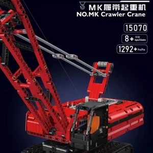 Mould King 15070 Red Crawler Crane Building Blocks With Motor Creator Toys - Picture 1 of 5