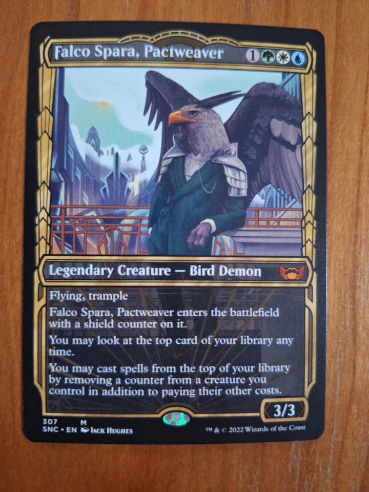 Falco Spara, Pactweaver SNC 307 Mythic Showcase Streets of New Capenna LP MTG - Image 1 of 1