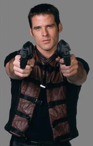 Farscape Metal Poster Ben Browder John Crichton 7x11 12x18 Photo Claudia Black - Picture 1 of 1
