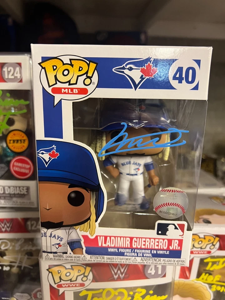 Vladimir Guerrero Jr Toronto Blue Jays Signed Funko Pop #40 PSA COA - Image 1 of 1
