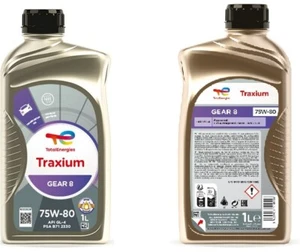 1 LITRO 2201278 TotalEnergies  TRAXIUM GEAR 8 75W80 API GL-4 APPROV. PSA - Foto 1 di 4