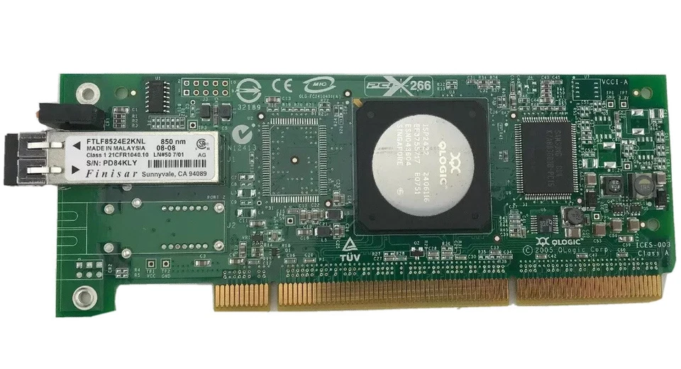 HP AB429-60001 QLogic Single Fiber Port 4GB PCI-X MDC:4812 NEW - Image 1 of 4