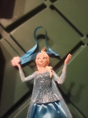 DISNEY STORE 2016 SKETCHBOOK ELSA FROM FROZEN CHRISTMAS ORNAMENT 5" - Image 1 of 4