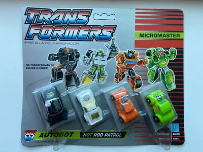 Transformers G1 1990 HOT ROD PATROL MOSC micromasters hasbro MB - Image 1 of 4