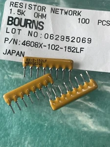 10x 4608X-102-152LF 1K5 2% Resistor Networks & Arrays 8pins 1.5KOHMS Isolated - Picture 1 of 4