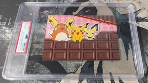 Pokemon Center Japanese Post Card February Raichu Pikachu Pichu PSA 10 GEM MINT - Picture 1 of 6