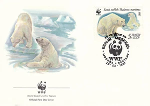 Polar Bear WWF Russia FDC #4 1987 (145269) - Picture 1 of 1