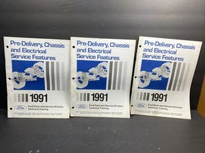1991 Ford Pre-Delivery Chassis & Electrical Service Features Parts Service - Picture 1 of 3
