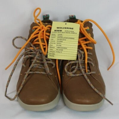 Cushe Payge Womens Mid Leather Tan Sneaker Shoe Sample Unreleased Model Size 7 - Image 1 of 4