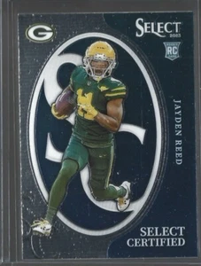 2023 Panini Select Jayden Reed Rookie Select Certified RC #CRO-JRE Packers - Bild 1 von 2