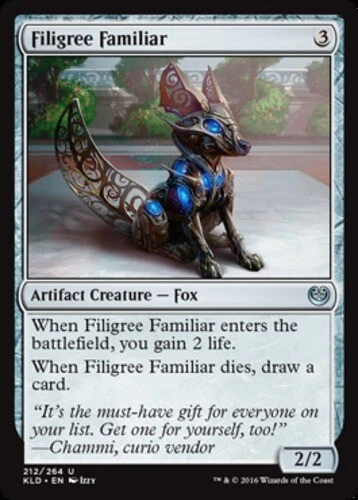 Filigree Familiar ~ Near Mint Kaladesh MTG Magic UltimateMTG Artifact Card - Image 1 of 1