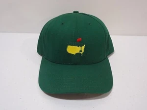 Vintage Masters Leather Strapback Golf Cap Hat American Needle Emerald Green USA - Picture 1 of 4