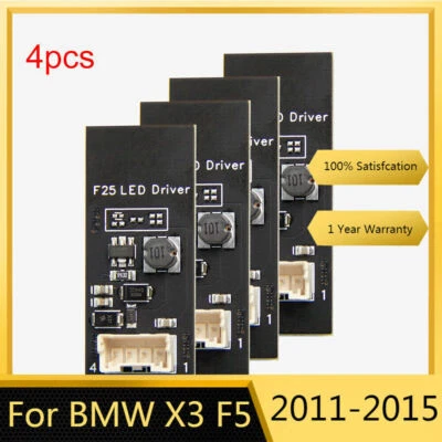 4 piezas Para BMW X3 F25 2011-2015 Luz Trasera LED Conductor Reparación Placa REEMPLAZO Foto 1 de 4