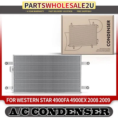 A/C Condenser With Bracket for Western Star 4900FA 4900EX 2008-2009 2262271001 - Image 1 of 4
