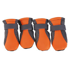 4Pcs Pet Dog Shoes Non-slip Soft Sole Breathable Mesh Adjustable Straps Boots 16