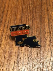 Vintage Louisiana State Pelican State Anstecknadel Hutnadel Pelikan Design - Bild 1 von 3