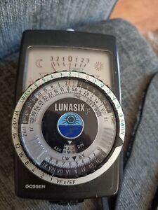 Gossen Lunasix F exposure meter made in Germany very good condition with battery