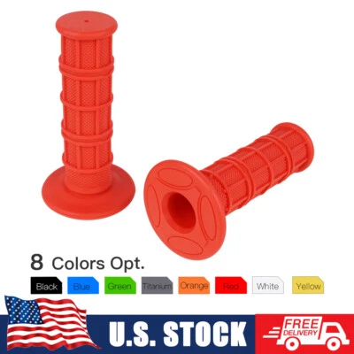 Rubber Hand Grip Handle Bar Throttle Grips for Honda C70 CB125S CL90 CR250R Foto 1 de 4