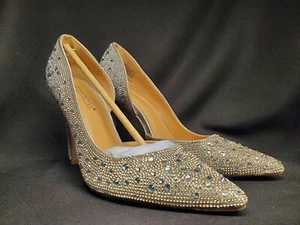 ShoeDazzle Kadmos Strass-Pump mit Absatz, eleganter Partyschuh Damengröße 6,5 neu im Karton - Bild 1 von 17
