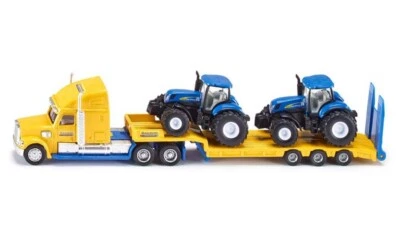 MODELLINO CAMION STATICO SIKU CON TRATTORI NEW HOLLAND MODELLISMO SCALA 1:87 - Immagine 1 di 4