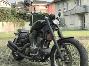 BATRIDE Gabelcover Suzuki VS 600 / 750 / 800 / 1400 Intruder schwarz matt - Bild 1 von 4