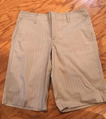 LIZ CLAIBORNE, “Audra”, Talla 8, Mezcla de Algodón Elástico, en Beige con Rayas. NUEVO Foto 1 de 4