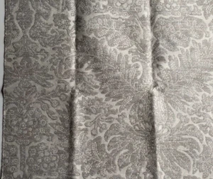 Ralph Lauren Castine Damask Smoke Fabric Remnant 24 x 24" - Picture 1 of 4
